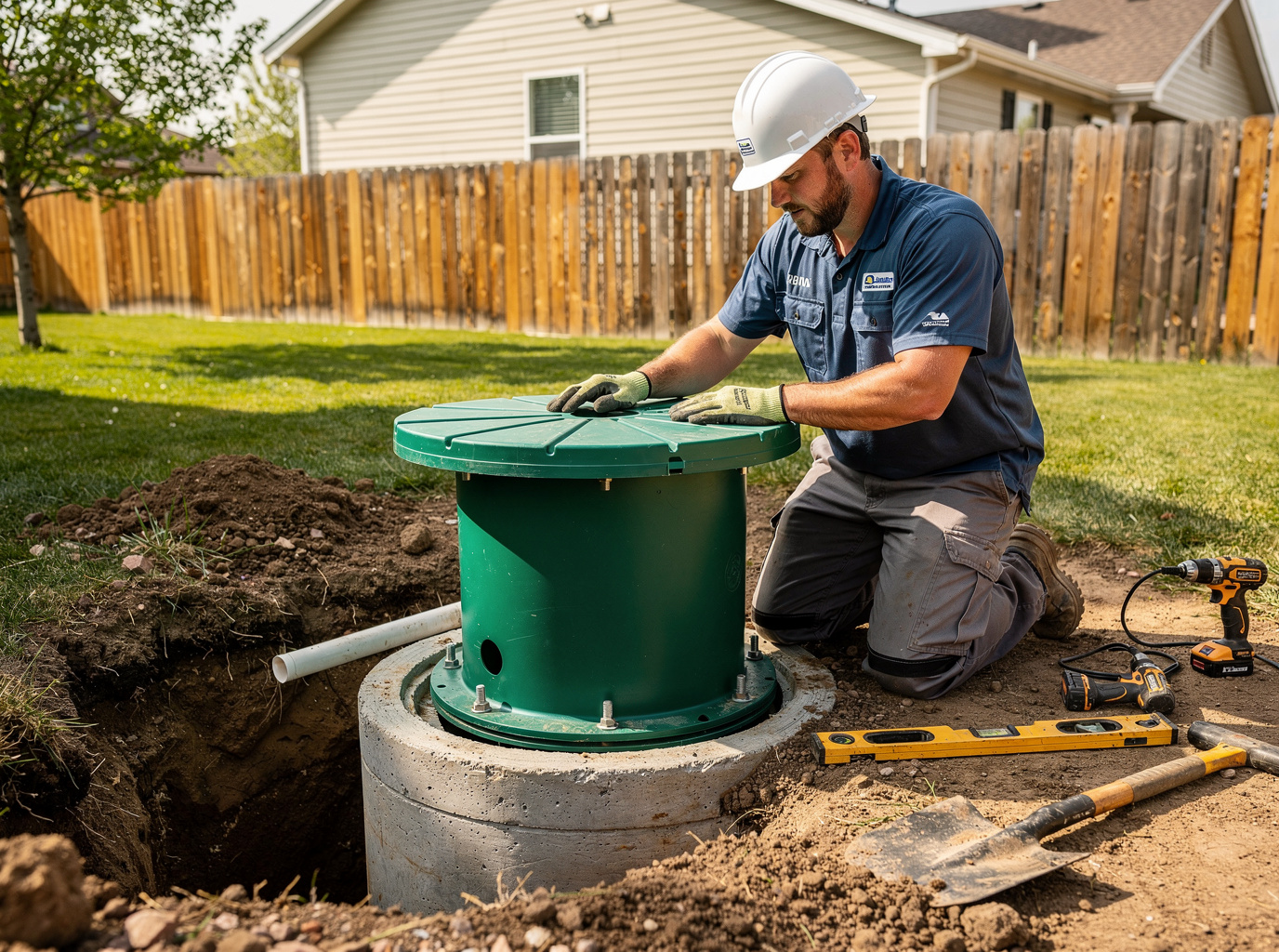 Septic Riser Installation in Littleton, CO
